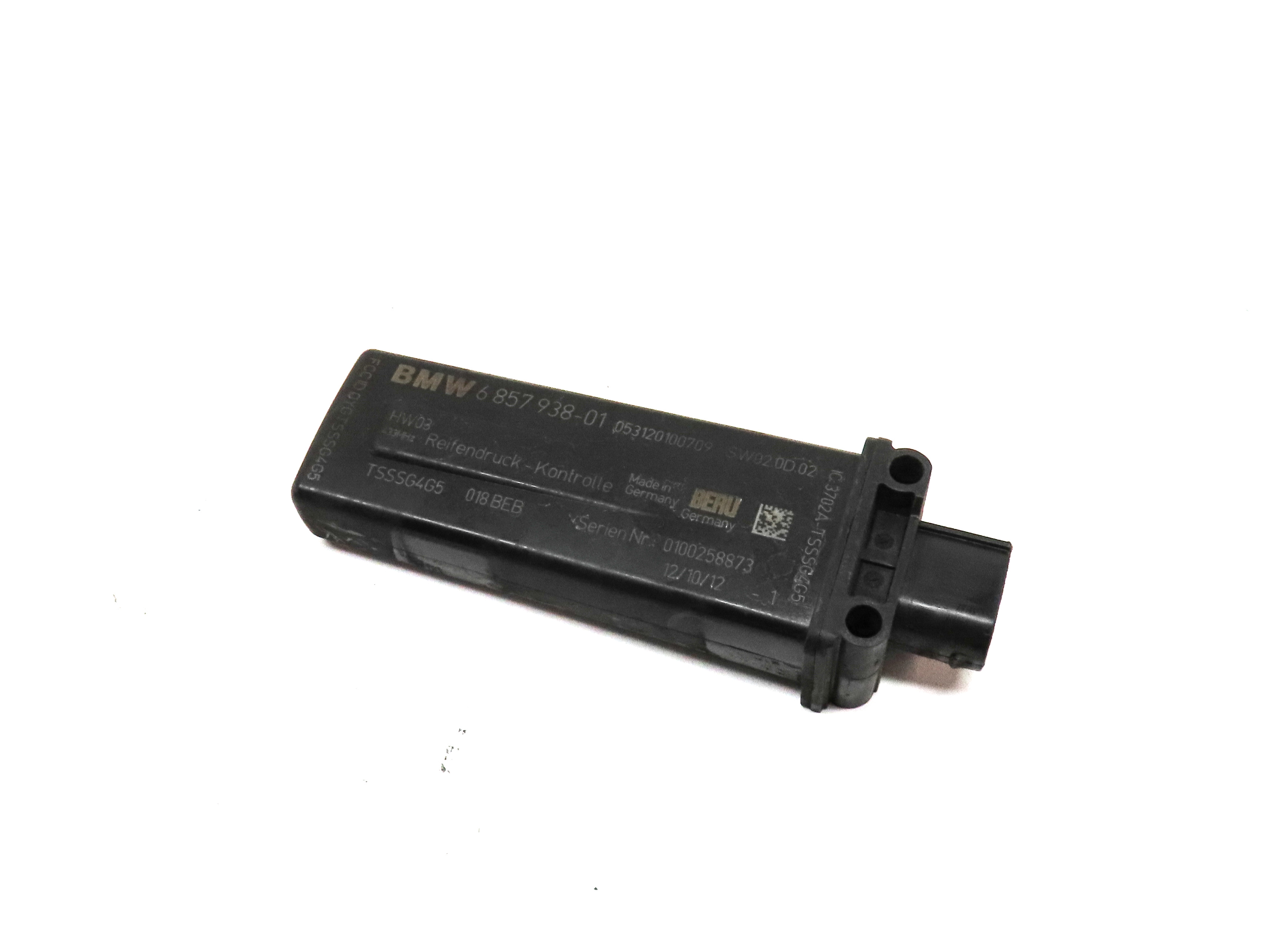 11-18 BMW 5 7 M5 M6 X3 X4 (F01 F06 F10 F12 F25 F26) TPMS SENSOR ANTENNA MODULE — exact item pictured